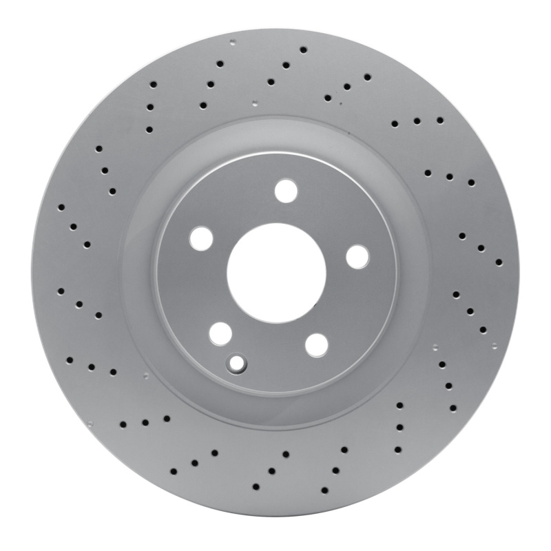 Mercedes-Benz S550 Brake Rotor (1) - Front - R1 Concepts - Drilled GeoSPEC - `07-`14